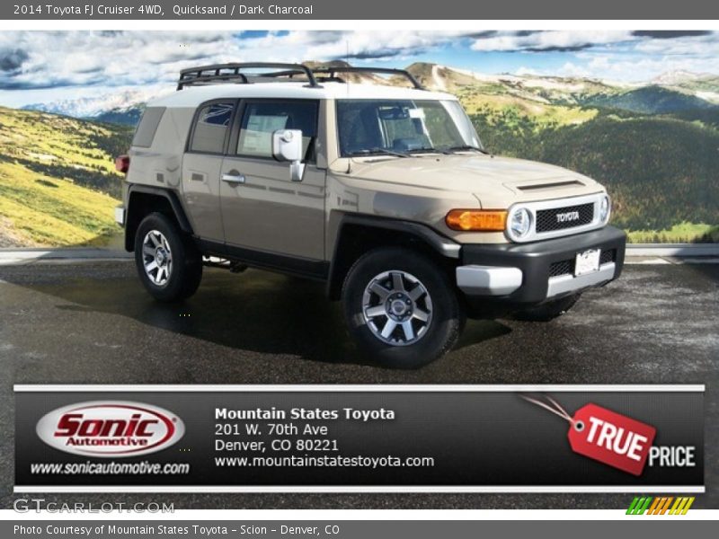 Quicksand / Dark Charcoal 2014 Toyota FJ Cruiser 4WD
