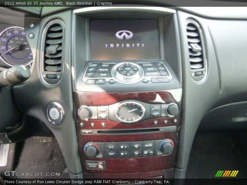 Controls of 2012 EX 35 Journey AWD