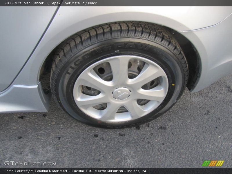 Apex Silver Metallic / Black 2012 Mitsubishi Lancer ES