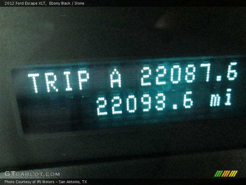 Ebony Black / Stone 2012 Ford Escape XLT