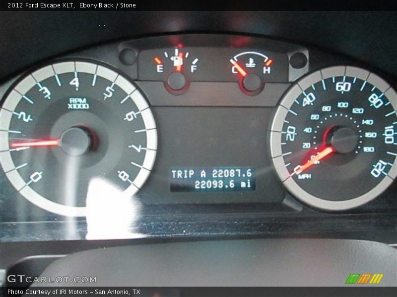 Ebony Black / Stone 2012 Ford Escape XLT