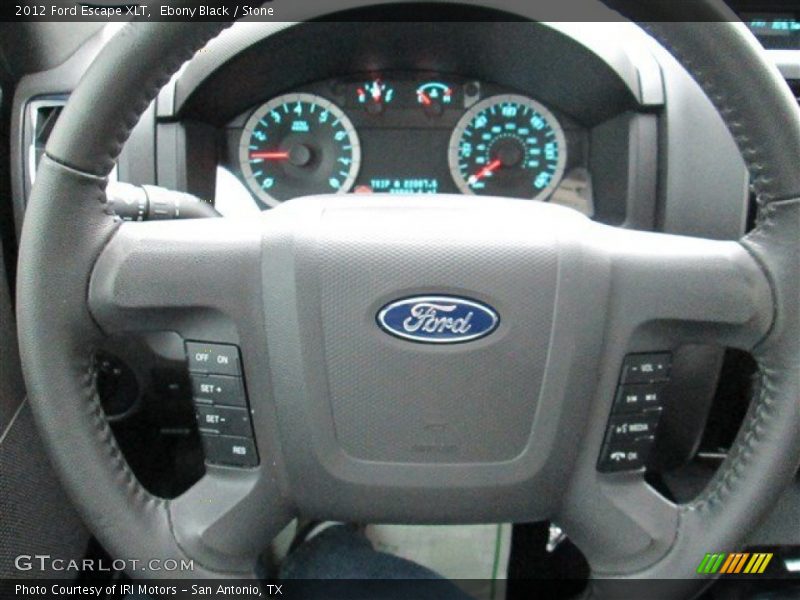 Ebony Black / Stone 2012 Ford Escape XLT