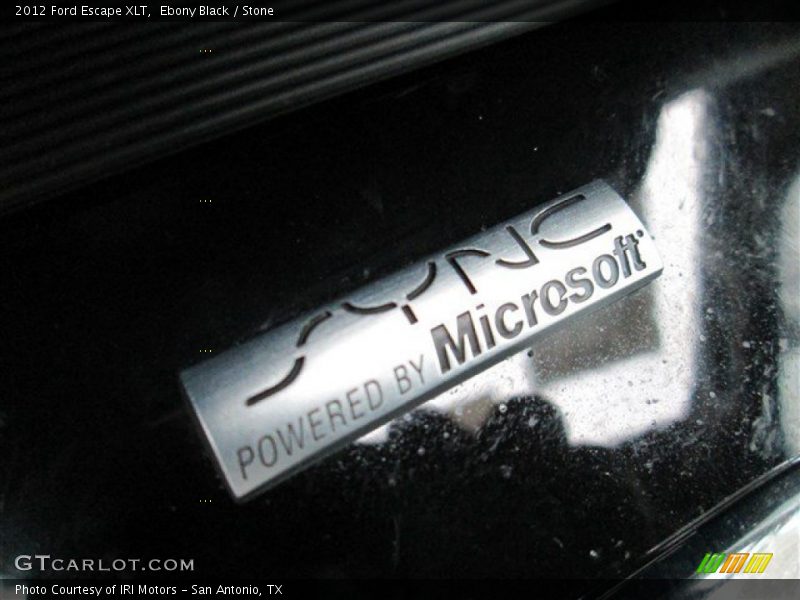 Ebony Black / Stone 2012 Ford Escape XLT