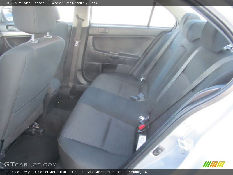 Apex Silver Metallic / Black 2012 Mitsubishi Lancer ES