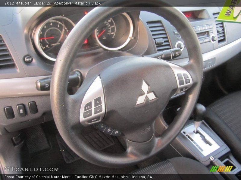 Apex Silver Metallic / Black 2012 Mitsubishi Lancer ES