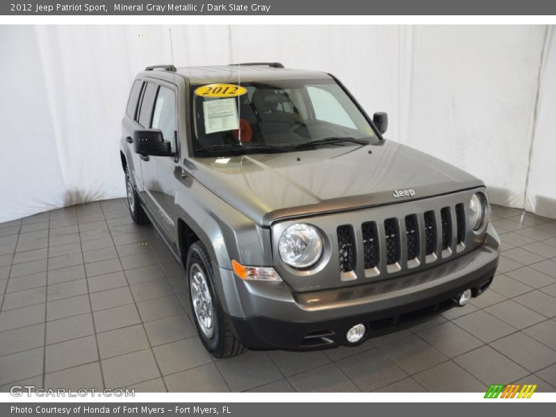 Mineral Gray Metallic / Dark Slate Gray 2012 Jeep Patriot Sport