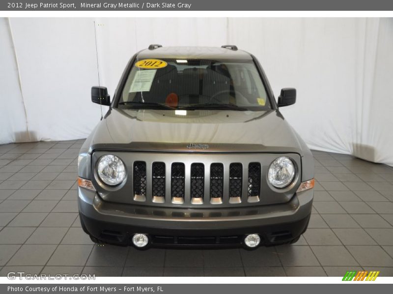 Mineral Gray Metallic / Dark Slate Gray 2012 Jeep Patriot Sport