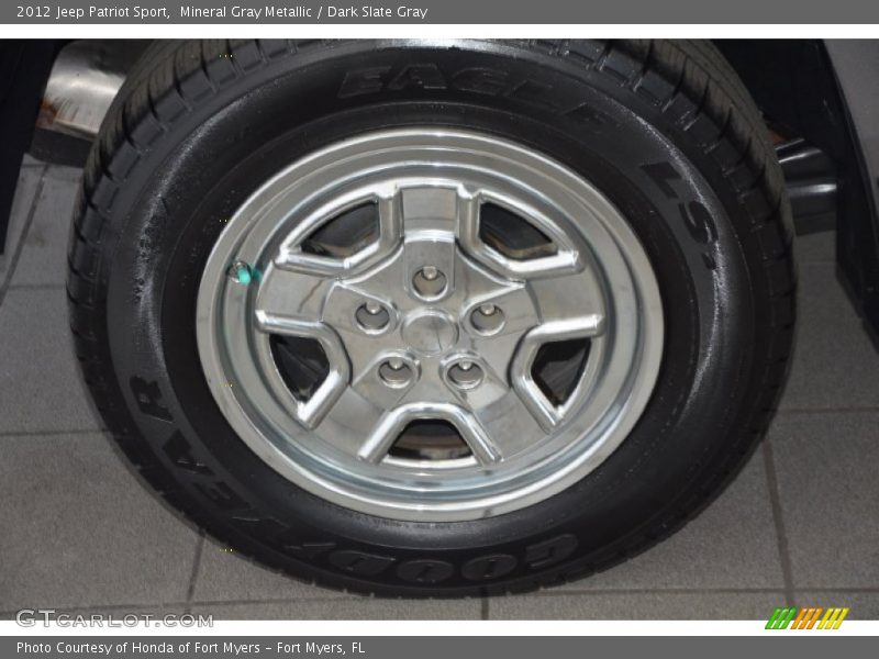 Mineral Gray Metallic / Dark Slate Gray 2012 Jeep Patriot Sport