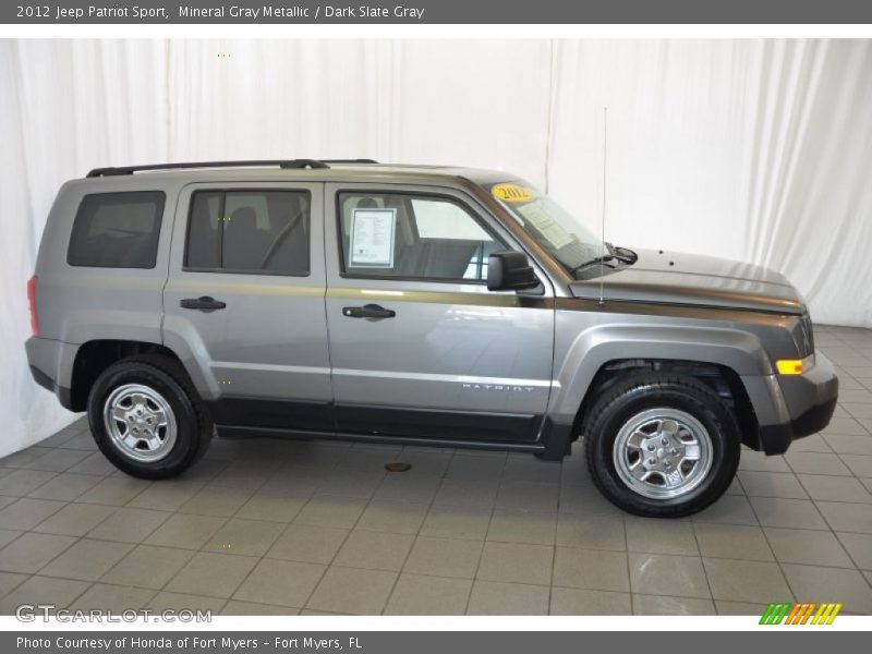 Mineral Gray Metallic / Dark Slate Gray 2012 Jeep Patriot Sport