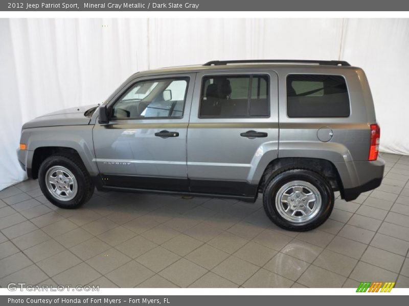 Mineral Gray Metallic / Dark Slate Gray 2012 Jeep Patriot Sport