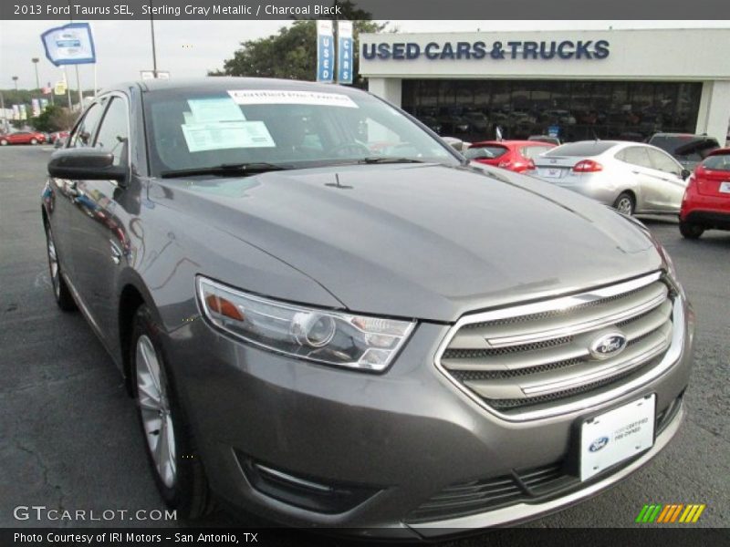 Sterling Gray Metallic / Charcoal Black 2013 Ford Taurus SEL