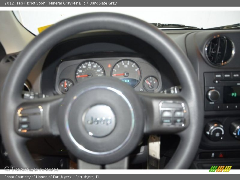Mineral Gray Metallic / Dark Slate Gray 2012 Jeep Patriot Sport