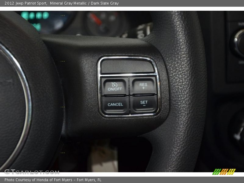 Mineral Gray Metallic / Dark Slate Gray 2012 Jeep Patriot Sport