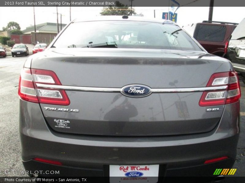 Sterling Gray Metallic / Charcoal Black 2013 Ford Taurus SEL