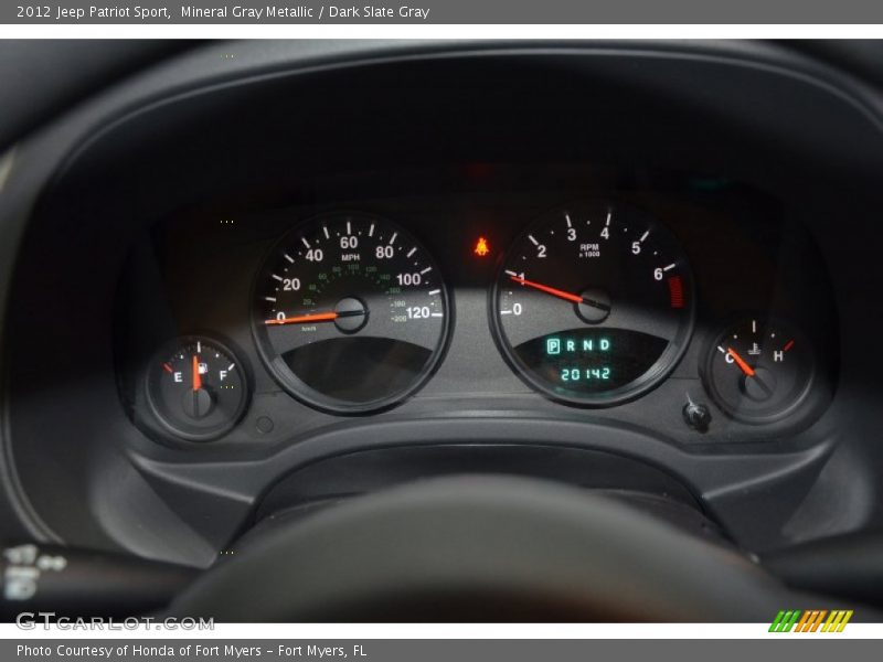 Mineral Gray Metallic / Dark Slate Gray 2012 Jeep Patriot Sport