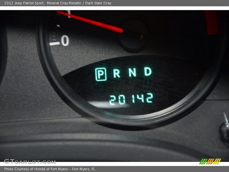 Mineral Gray Metallic / Dark Slate Gray 2012 Jeep Patriot Sport