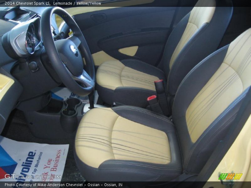 Lemonade / Yellow/Yellow 2014 Chevrolet Spark LS