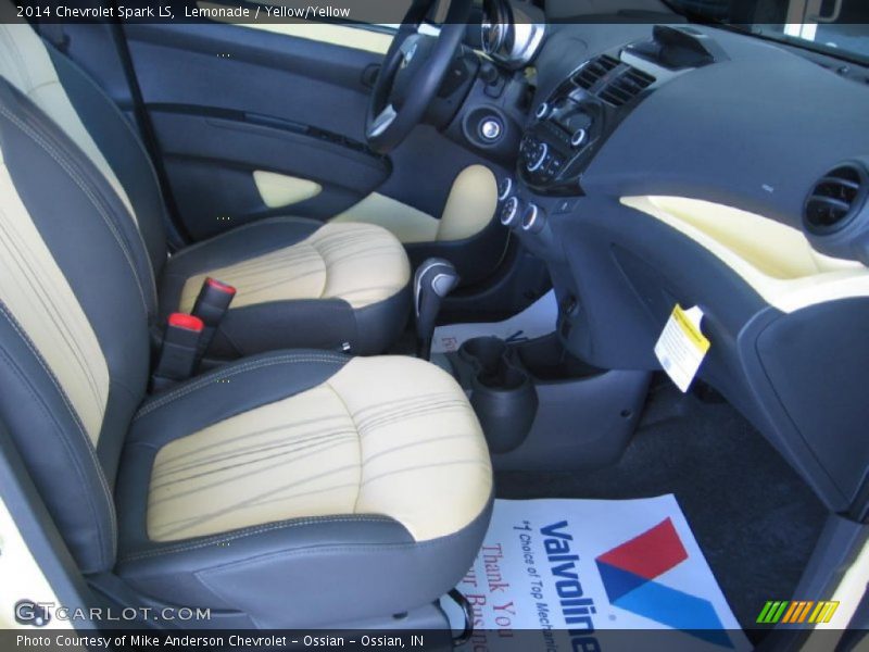 Lemonade / Yellow/Yellow 2014 Chevrolet Spark LS