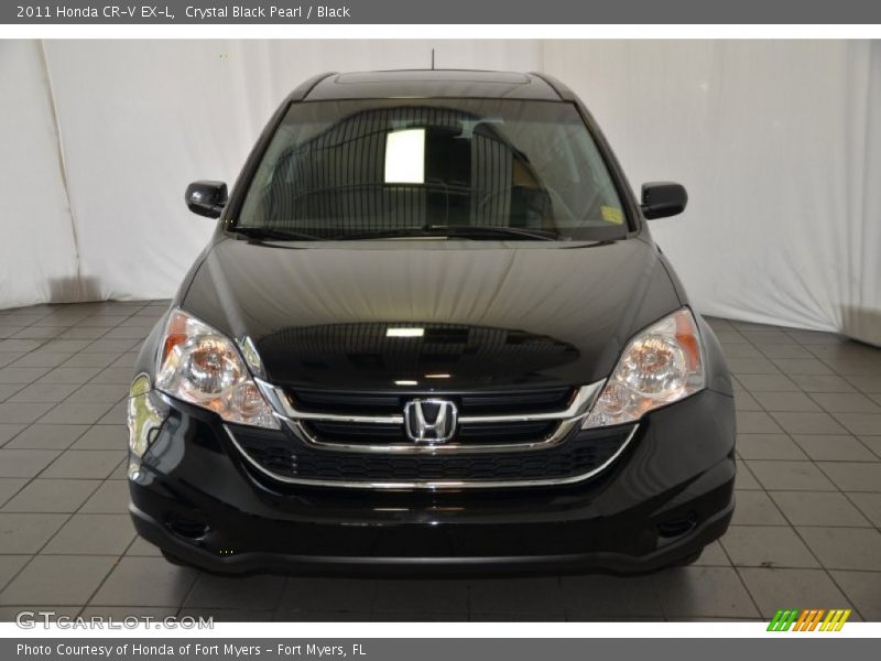 Crystal Black Pearl / Black 2011 Honda CR-V EX-L