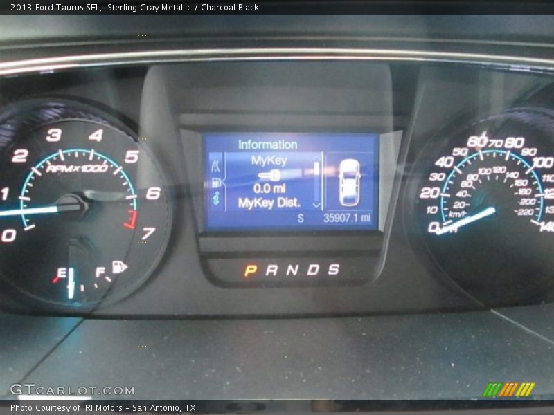 Sterling Gray Metallic / Charcoal Black 2013 Ford Taurus SEL