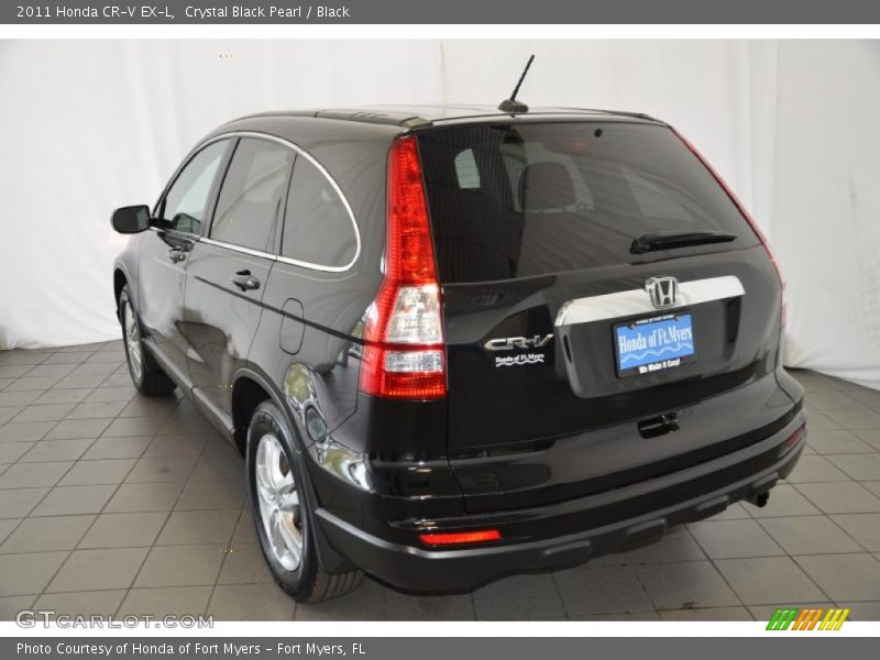 Crystal Black Pearl / Black 2011 Honda CR-V EX-L