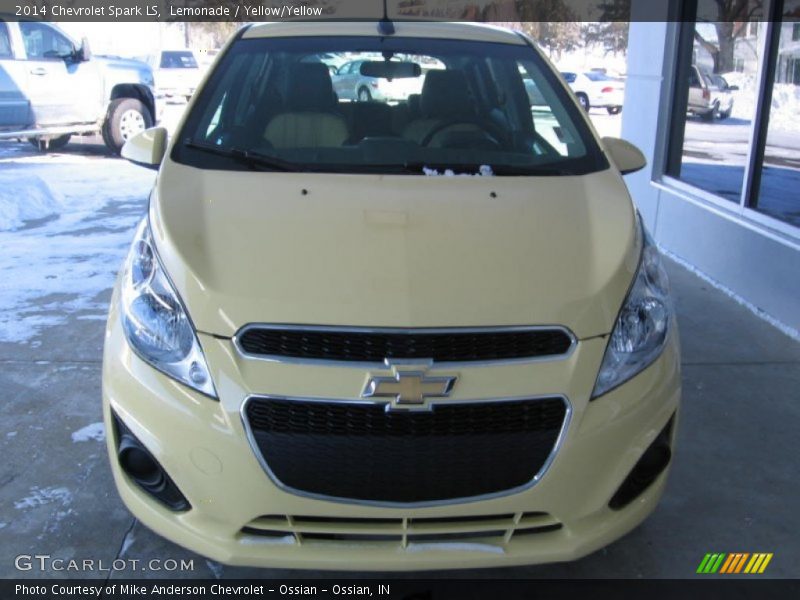 Lemonade / Yellow/Yellow 2014 Chevrolet Spark LS