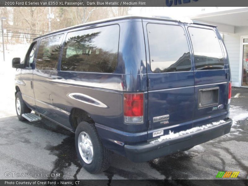 Dark Blue Metallic / Medium Flint 2010 Ford E Series Van E350 XL Passenger