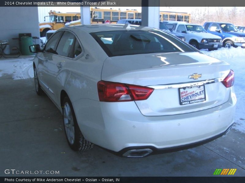 White Diamond Tricoat / Jet Black 2014 Chevrolet Impala LTZ