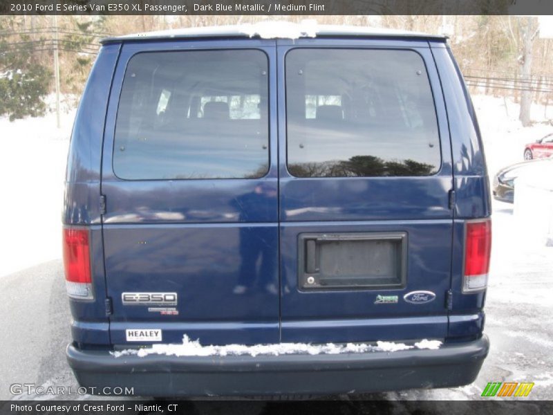 Dark Blue Metallic / Medium Flint 2010 Ford E Series Van E350 XL Passenger