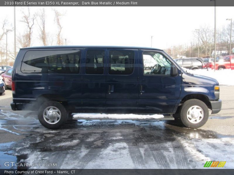 Dark Blue Metallic / Medium Flint 2010 Ford E Series Van E350 XL Passenger