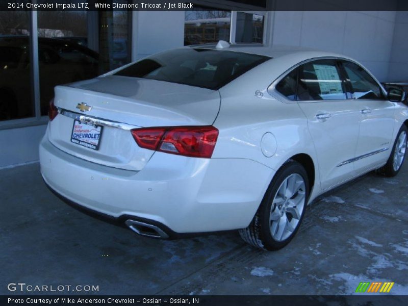 White Diamond Tricoat / Jet Black 2014 Chevrolet Impala LTZ