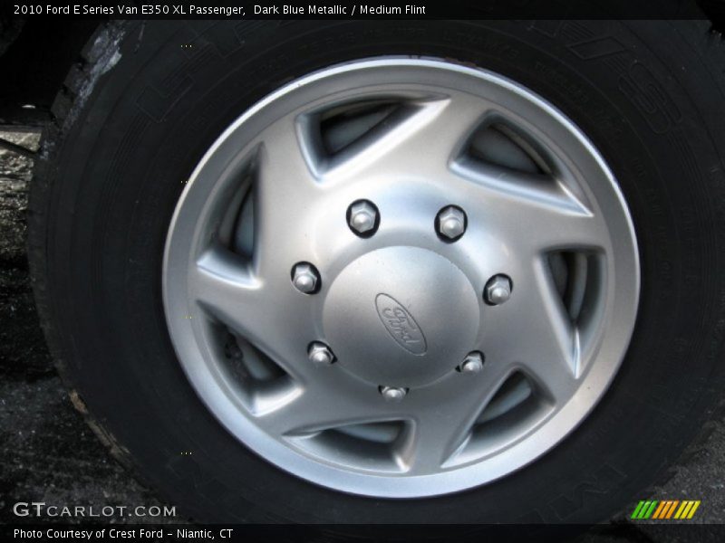 Dark Blue Metallic / Medium Flint 2010 Ford E Series Van E350 XL Passenger