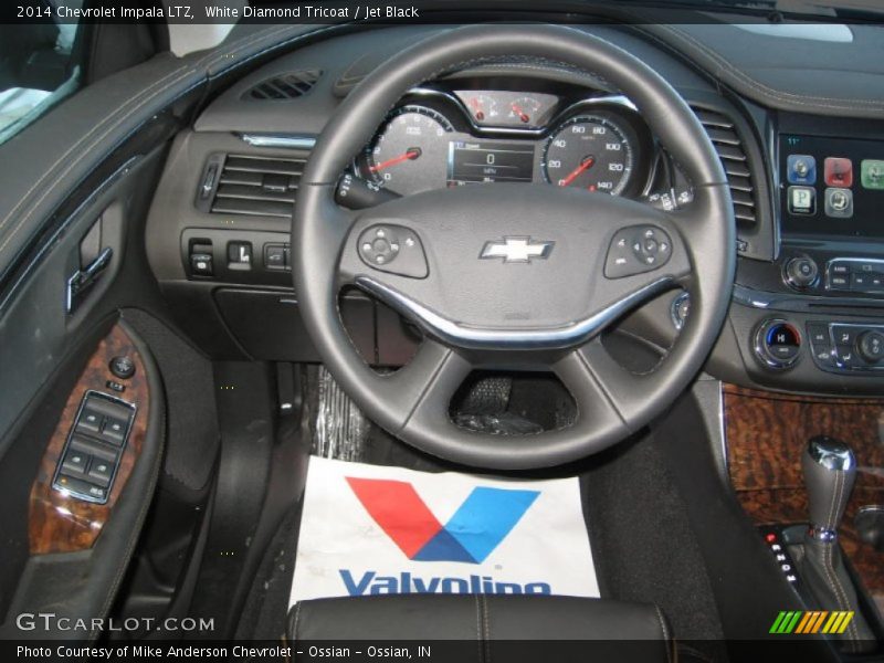 White Diamond Tricoat / Jet Black 2014 Chevrolet Impala LTZ