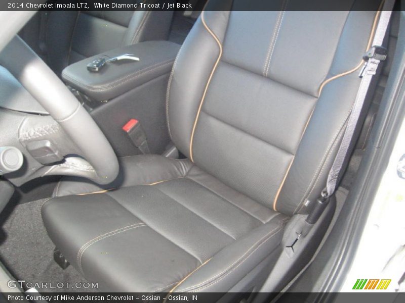 White Diamond Tricoat / Jet Black 2014 Chevrolet Impala LTZ