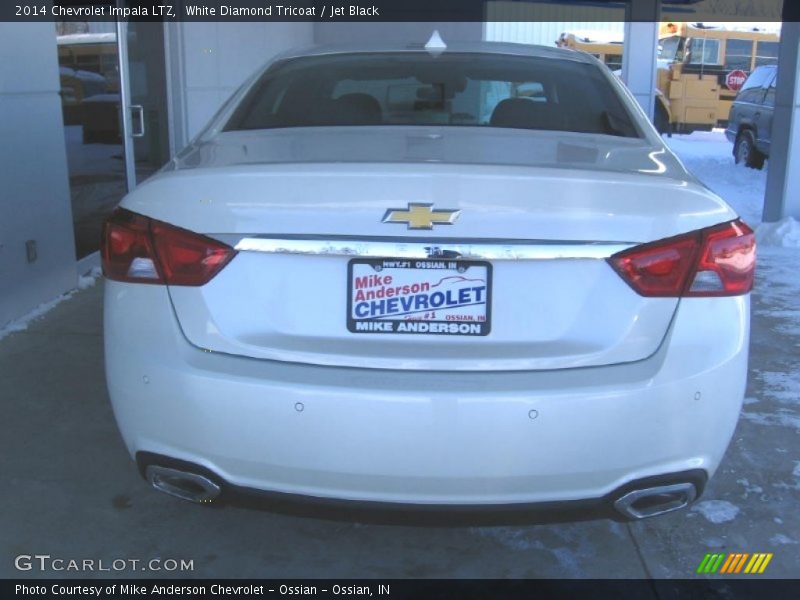 White Diamond Tricoat / Jet Black 2014 Chevrolet Impala LTZ