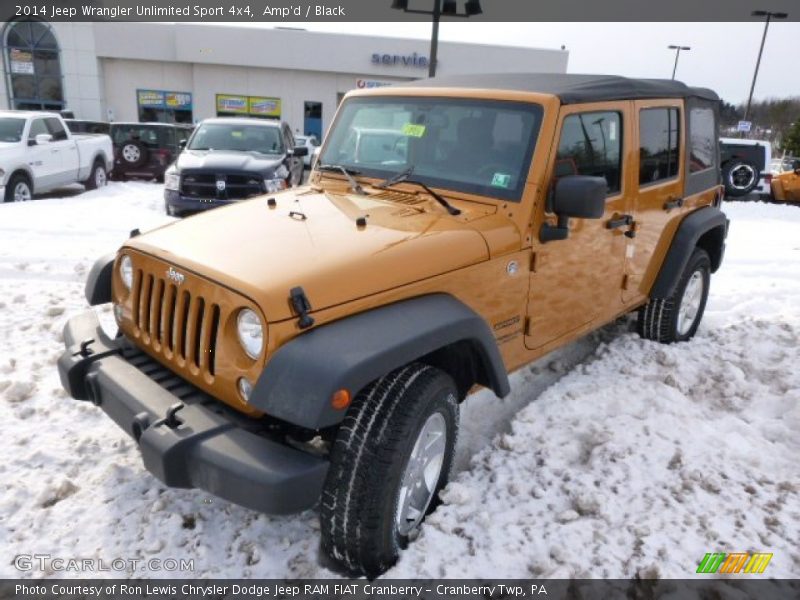 Amp'd / Black 2014 Jeep Wrangler Unlimited Sport 4x4