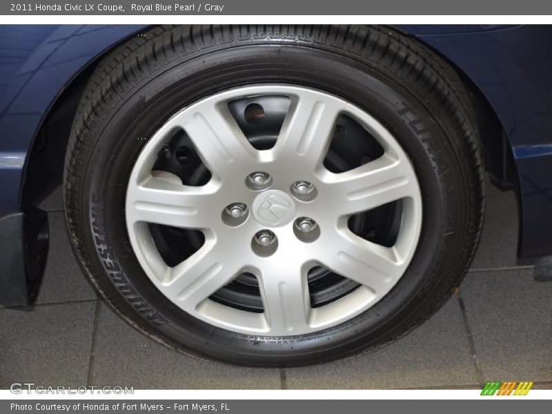 Royal Blue Pearl / Gray 2011 Honda Civic LX Coupe
