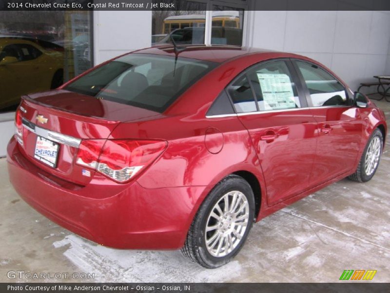 Crystal Red Tintcoat / Jet Black 2014 Chevrolet Cruze Eco