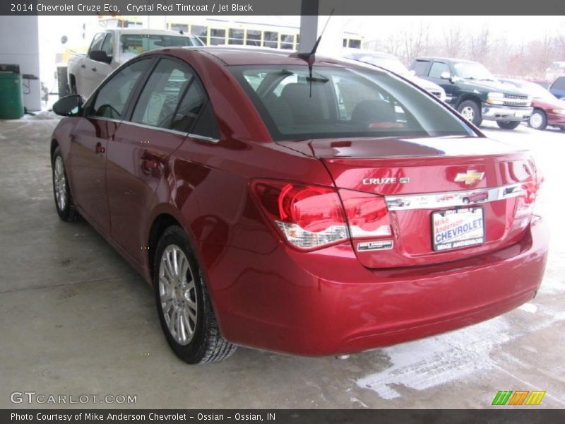 Crystal Red Tintcoat / Jet Black 2014 Chevrolet Cruze Eco