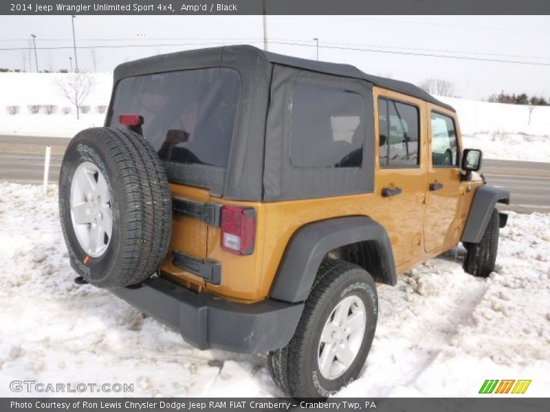 Amp'd / Black 2014 Jeep Wrangler Unlimited Sport 4x4