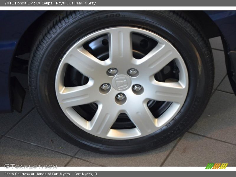 Royal Blue Pearl / Gray 2011 Honda Civic LX Coupe