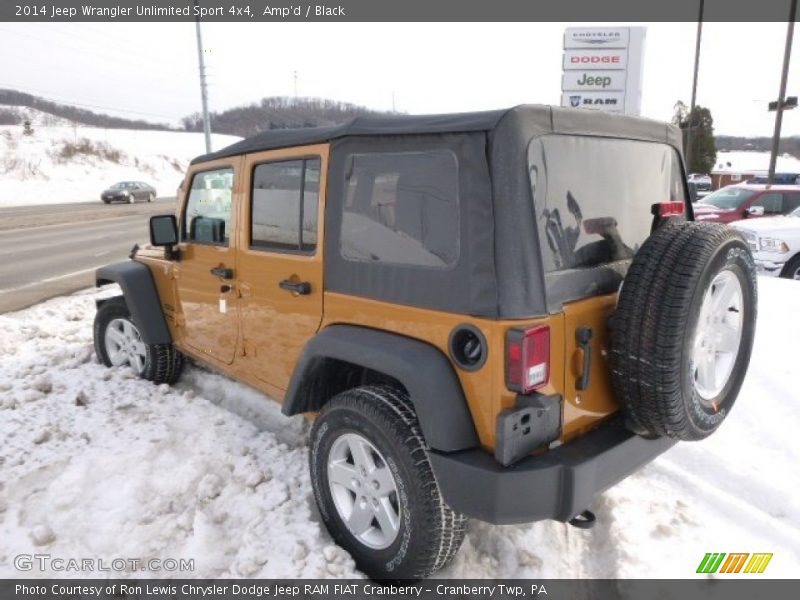 Amp'd / Black 2014 Jeep Wrangler Unlimited Sport 4x4