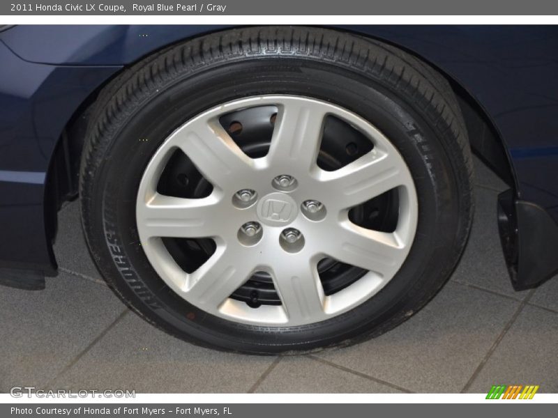 Royal Blue Pearl / Gray 2011 Honda Civic LX Coupe