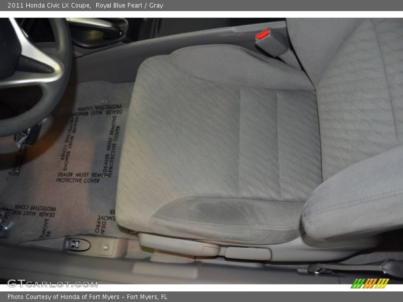 Royal Blue Pearl / Gray 2011 Honda Civic LX Coupe