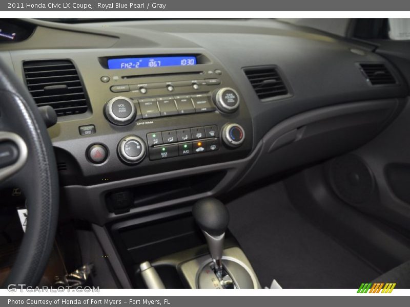 Royal Blue Pearl / Gray 2011 Honda Civic LX Coupe