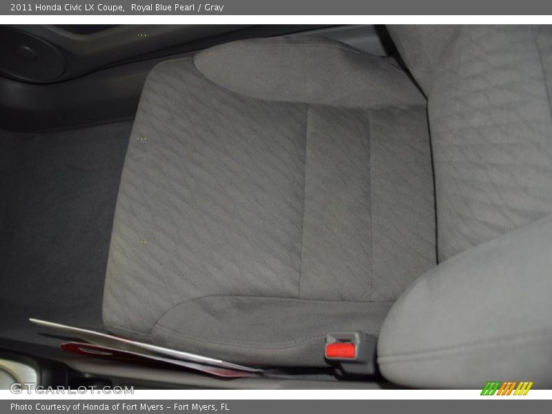 Royal Blue Pearl / Gray 2011 Honda Civic LX Coupe