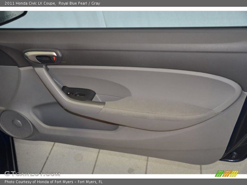 Royal Blue Pearl / Gray 2011 Honda Civic LX Coupe