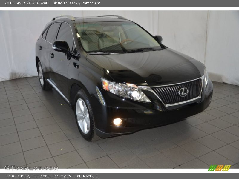Obsidian Black / Parchment 2011 Lexus RX 350 AWD