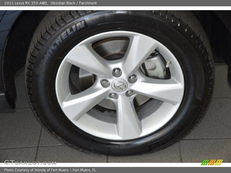 Obsidian Black / Parchment 2011 Lexus RX 350 AWD
