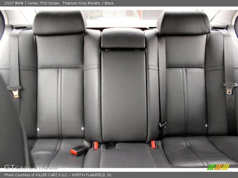 Titanium Grey Metallic / Black 2007 BMW 7 Series 750i Sedan